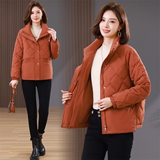 时尚百搭短款棉服女显瘦保暖冬季外套气质高领设计舒适柔软面料，女装棉衣/棉服，韩派