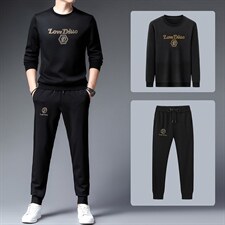 CA9825钱塘2020-2春秋新款帅气时尚休闲中青年男士套装P155，男装休闲套装，钱塘207-2