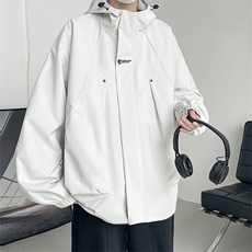 2024春季新款夹克冲锋外套校园飞行服夹克宽松百搭外套JK745P-50，男装夹克，电商A128