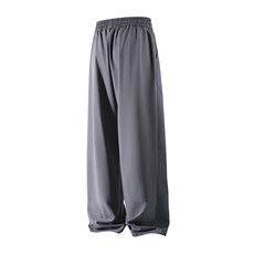 冰丝纯色基础款弯刀休闲裤K102立体92%聚酯纤维8%氨纶(S-2XL)TP24，男装休闲裤，电商A088