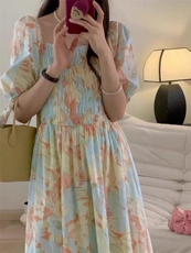 夏款连衣裙，女装连衣裙，春语雨桐