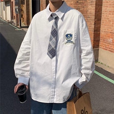 春夏季新款衬衫潮流慵懒男方领宽松型衬衫AC16P35，男装衬衫，星座1116-2