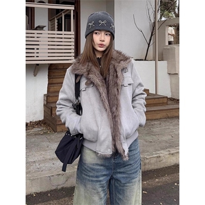 外套秋冬季菱形格绣标保暖棉衣男女ins港风情侣休闲百搭棉服潮图片