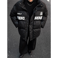 黑色pu皮棉服男2026冬季新款加厚保暖宽松棉衣外套痞帅潮棉袄p98，男装棉衣，电商C307