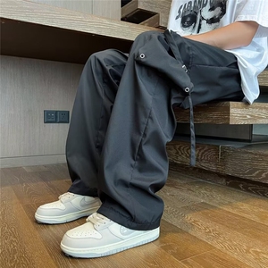 美式高街大口袋伐木工装裤男夏季新款文艺原宿潮流长裤K6544-P33，男装休闲裤，星座412-2