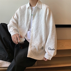 港风花型长袖衬衫男大码情侣风衬衫男长袖衬衣男CCS8734P45，男装衬衫，星座226-1