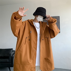 冲锋衣男高品纯色宽松夹克外套DSA157B-J90-P60，男装夹克，电商A157B