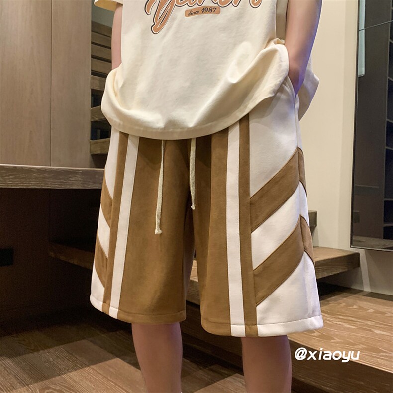 XZ616夏季新款抖音品质麂皮绒休闲短裤TY835P45控58,男装牛仔裤,星座512A（原616）