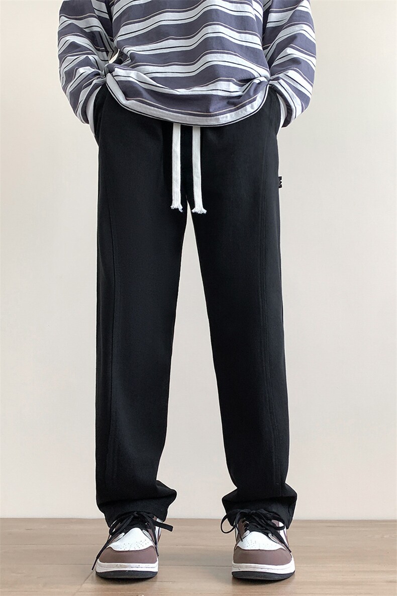 港风秋冬酷丝棉美式高街宽松休闲长裤男K23319-P35控49,男装休闲裤,星座717