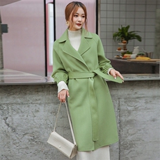 100羊毛双面羊绒大衣长款显瘦优雅羊毛呢外套气质优雅25-29周岁,女装毛呢外套,美吧服饰,国际服装城 100羊毛双面羊绒大衣长款显瘦优雅羊毛呢外套气质优雅25-29周岁,女装毛呢外套,美吧服饰,国际服装城