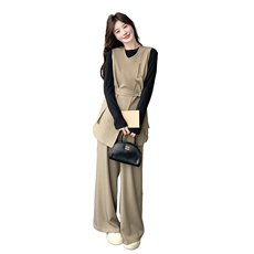 新品现货2025秋装套装背心+阔腿裤2C116-2508-P165-K228，女装套装/套裙，2C116