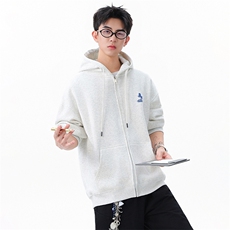 抖音直播供货连帽开衫外套拉链衫A158-WY58-P48，男装卫衣，电商A158