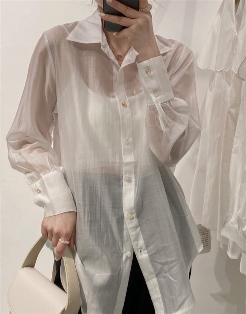 防晒衬衫，女装衬衫，驿谷