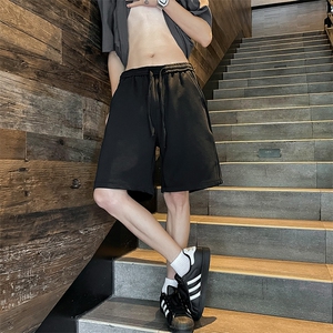 夏季美式新款运动短裤潮牌薄款高街宽松休闲百搭直筒裤图片