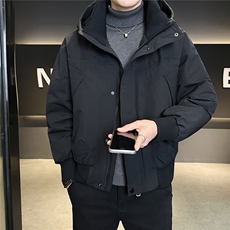 新标90绒工装连帽羽绒服男冬季外套A313-25659-P315控劵后398，男装羽绒服，电商A313