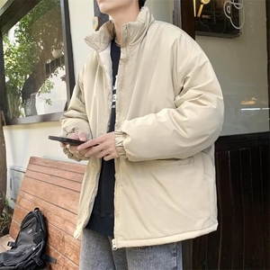 日系复古冬季立领棉衣外套宽松ins工装加厚棉服男女潮牌M1928-P75图片