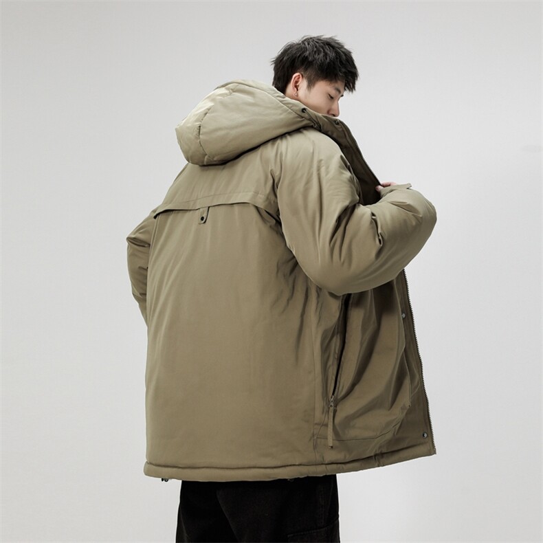 冲锋衣羽绒棉服男冬季宽松大码加厚棉衣ins潮流外套M0783-P120,男装棉衣,星座308B-2