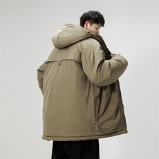 冲锋衣羽绒棉服男冬季宽松大码加厚棉衣ins潮流外套M0783-P120，男装棉衣，星座308B-2