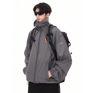 防晒衣男夏季户外防紫外线连帽遮阳服机能风露营遮阳外套 FY012图片