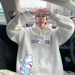 连帽卫衣男大码胖子帽衫大号运动服WY2432-P35图片