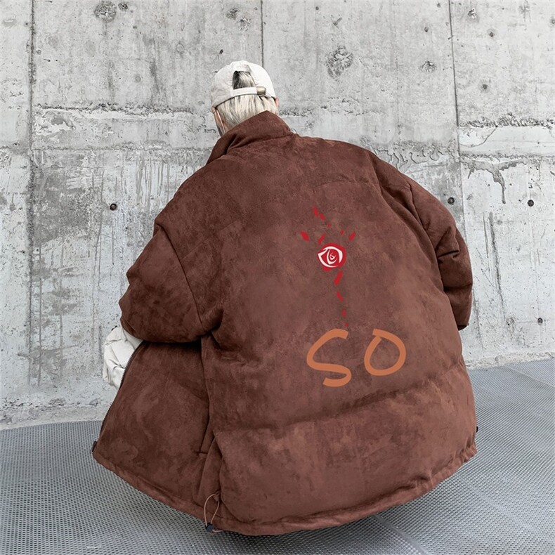 电商DSA028-MYC7731P100冬季新款麂皮绒立领棉衣男控138,男装棉衣,电商A028