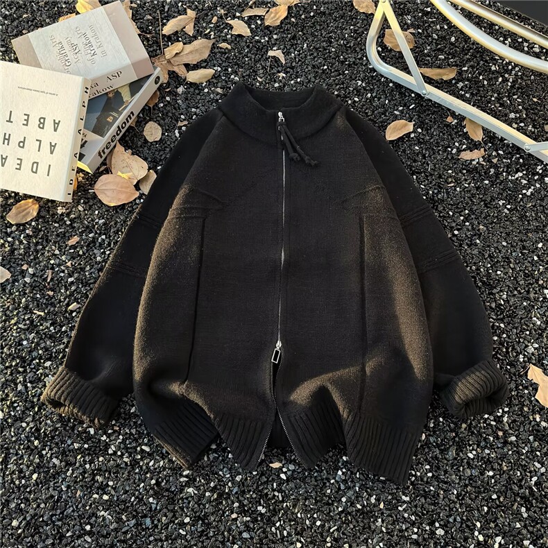 针织开衫男女韩版潮流宽松百搭帅气2025秋冬ins毛衣MZ813-P57,男装针织衫/毛衣,星座412-3