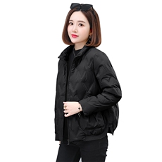 时尚气质休闲短款翻领羽绒服女冬装新款保暖外套，女装羽绒服，依恋蒂丝