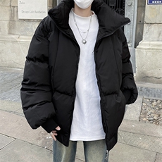 加绒加厚冬款男立领棉衣十字架拉链保暖面包服棉服MA262P105，男装棉衣，星座1013-1