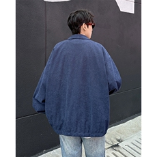 秋冬季立领复合灯芯绒夹克潮牌宽松休闲夹克外套，男装夹克，星座410-7