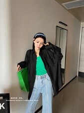 现货面料衬衫款防晒衣，女装衬衫，蜜思印·金