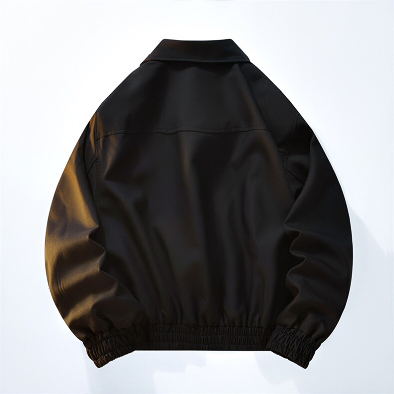 数据原版面料有垫肩男女同款垫肩拉链boxy显肩宽夹克JK1526P75,男装夹克,电商A128
