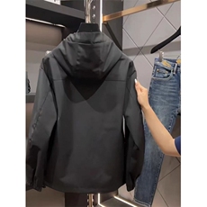 (网络图慎用有大货)小标轻奢夹克休闲连帽外套313B-JK211-P100，男装夹克，星座313B