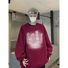 秋季新款潮牌字母印花男wycm-8010卫衣圆领纯棉特批28控49，男装卫衣，星座605(原A050)