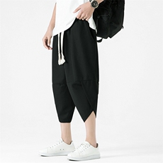 K5506P40无影墙280华夫格重磅高品质七分裤，男装休闲裤，电商A026