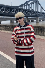 毛衣男秋冬新款港风宽松连帽针织毛衫MYA1-P65，男装针织衫/毛衣，星座214-3