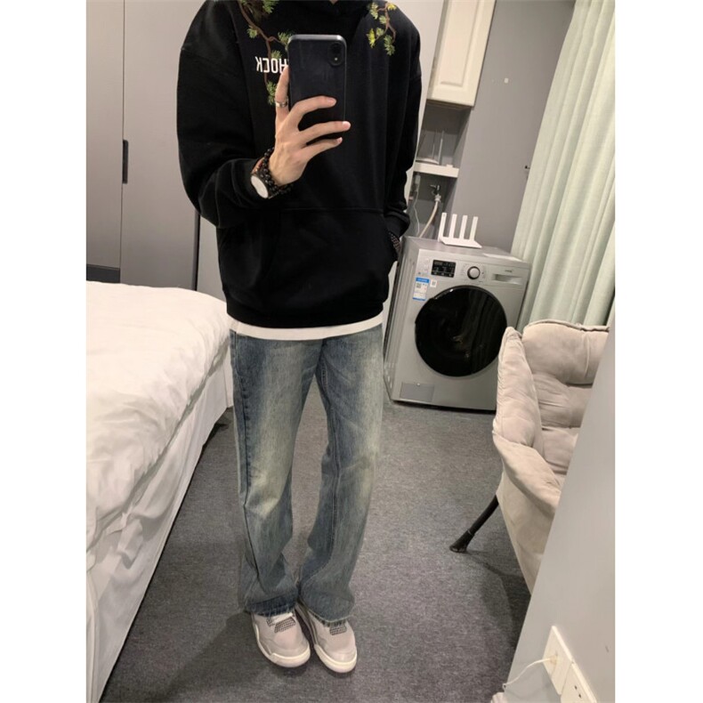 706-1-NY931-P65秋季美式复古街头迎客松刺绣卫衣朝连帽外套,女装短外套,星座706-1