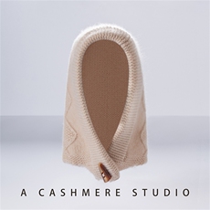 2025时尚的通勤简约休闲三五七针牛角扣帽，帽子，思琳羊绒