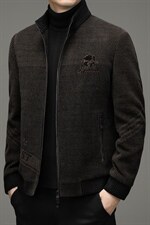 呢子外套男士宽松立领休闲呢料夹克上衣秋季潮流休闲ZG2800-P270图片