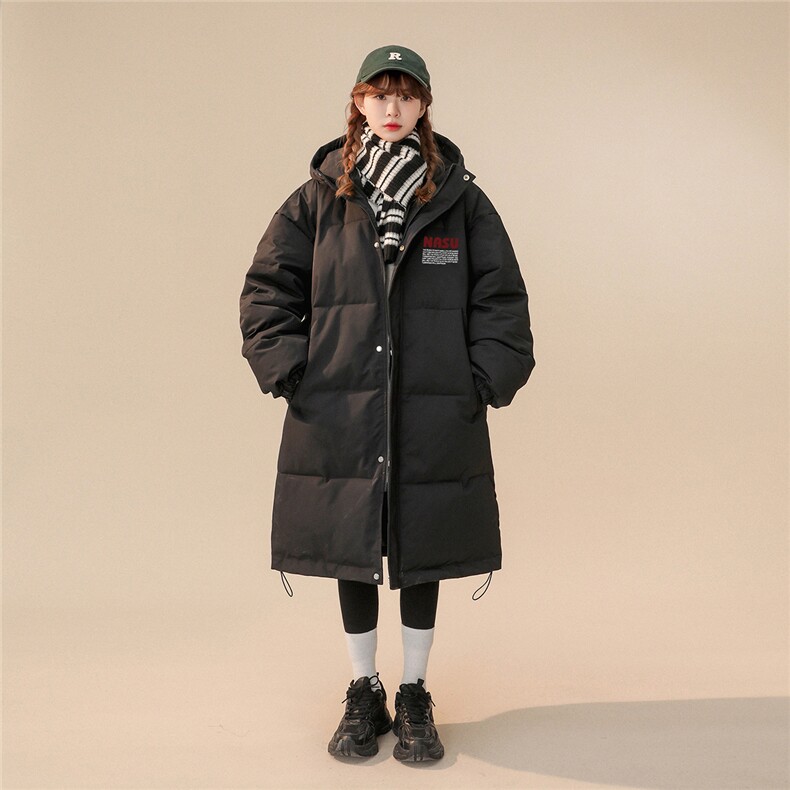 中性风白鸭绒冬季潮流加厚保暖中长款连帽羽绒服YR1506P245控298，男装羽绒服，A247A