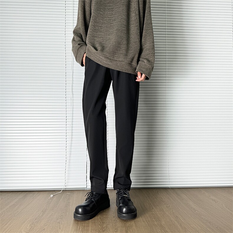 秋季垂顺抗皱弹力休闲裤商务修身款长裤610A-1-K821-P55，男装休闲裤，星座610A-1