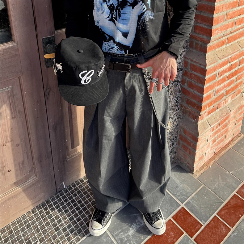 哈伦阔腿裤休闲西裤D328-AK7720-P68,男装西裤,电商D328