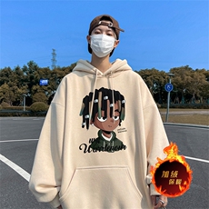 500克重磅秋冬美式加绒加厚卫衣外套DL516常规特P35绒特P40，男装卫衣，电商A486