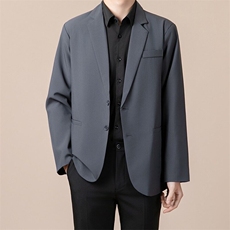 轻熟风小西装男士外套春秋季韩版潮流务休闲西服上衣W24/P60，男装西服，星座506