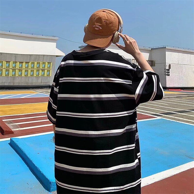 五分袖夏季条纹T恤,男装T恤,星座410-6（原星座1304-1）