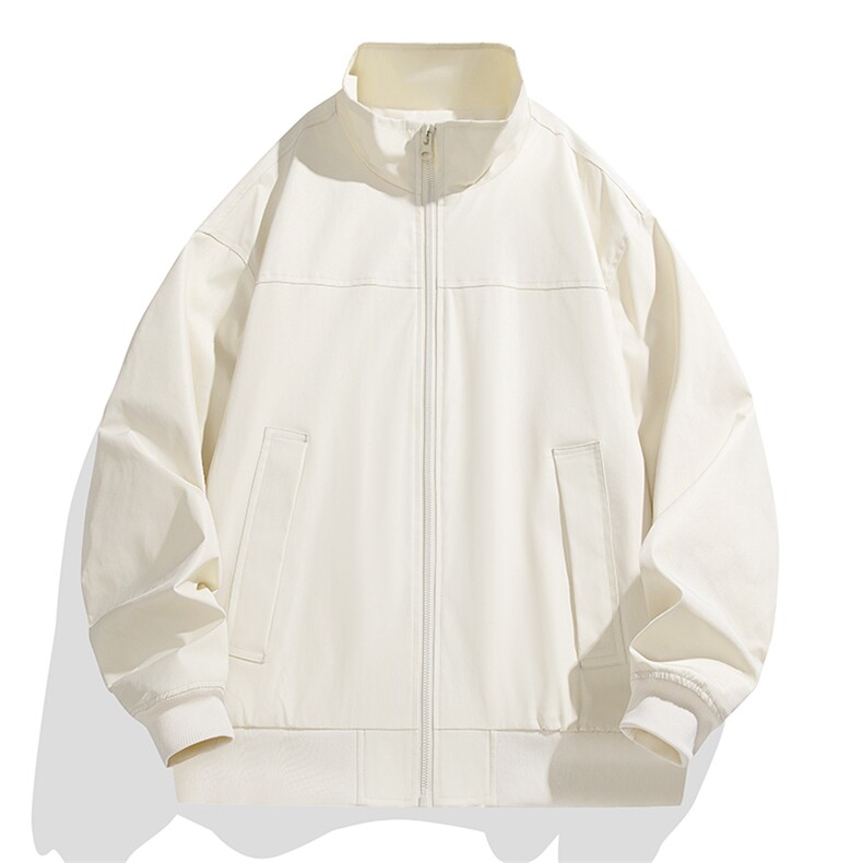 抖音直播飞行立领休闲纯色复古百搭外套美式教练夹克26188-39,男装夹克,星座1402-1