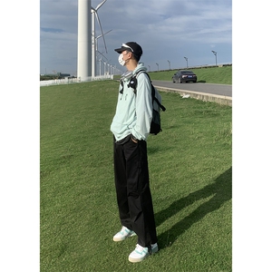 B221 美式ins街头hiphop宽松工装休闲裤子 LK23122-P65 控88图片