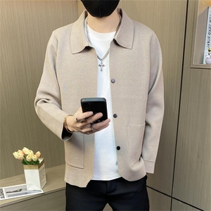 78812-P78社会小伙春秋季针织衫外套男士秋装线休闲开衫毛衣男潮图片