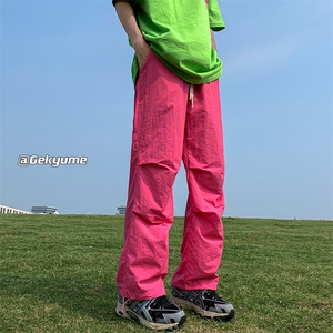 8XL-M 特大码夏薄款速干防晒透气裤子休闲直通裤冲锋裤男K924P55图片
