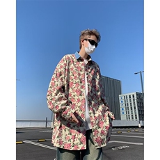 男春秋季工装夹克美式潮牌痞帅炸街衬衫休闲男装，男装夹克，星座716-2