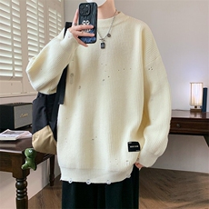 84633-特P58秋冬新款休闲毛衣男长袖针织衫港风打底衫外套，男装针织衫/毛衣，电商D310B